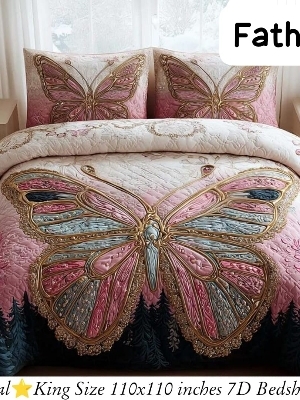 Designer 7D King Size Bedsheet 110*110