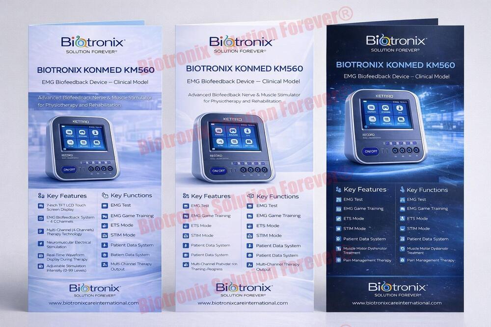 Konmed KM-560 4 Channel EMG Biofeedback Device with Advanced Therapy