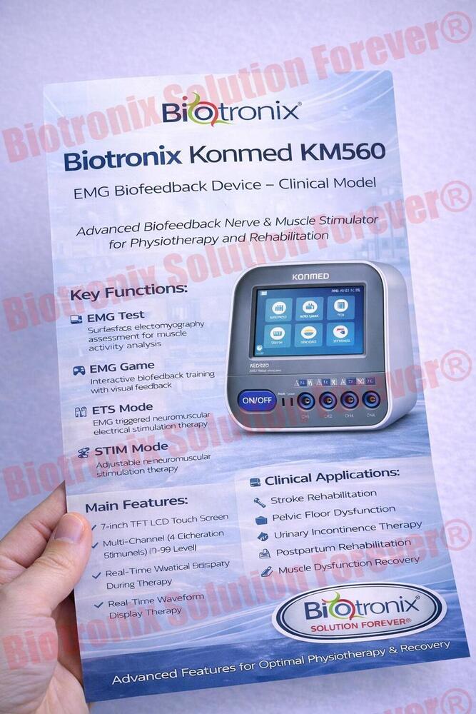 Konmed KM-560 4 Channel EMG Biofeedback Device with Advanced Therapy