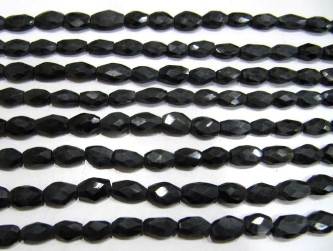 Natural Blue Tiger Eye Oval Faceted Beads Size 10mm to 12mm Blue Color Mani Shape  Strand 13 Inches long