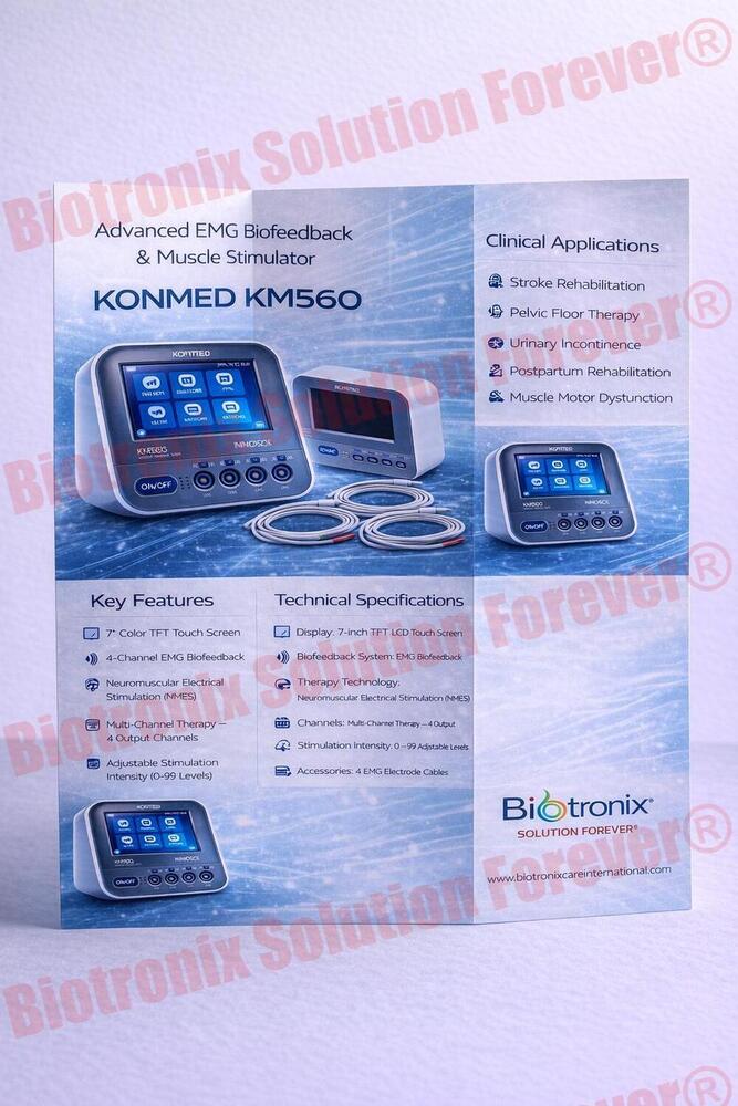 Konmed KM-560 Pelvic Floor Biofeedback Machine with Therapy Programs