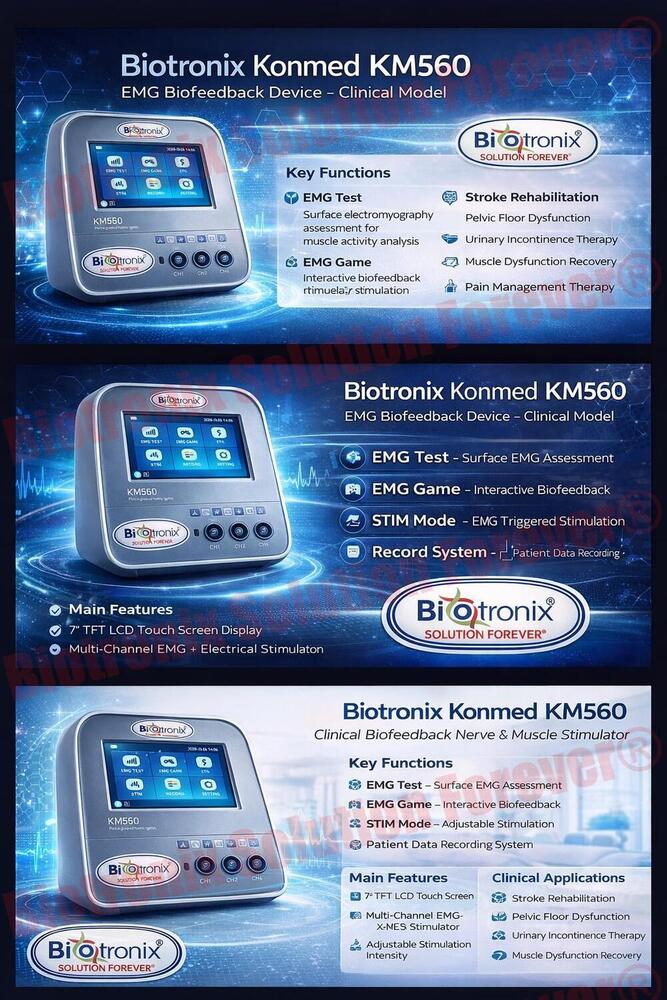 Konmed KM-560 Rehab Biofeedback Machine with EMG Feedback