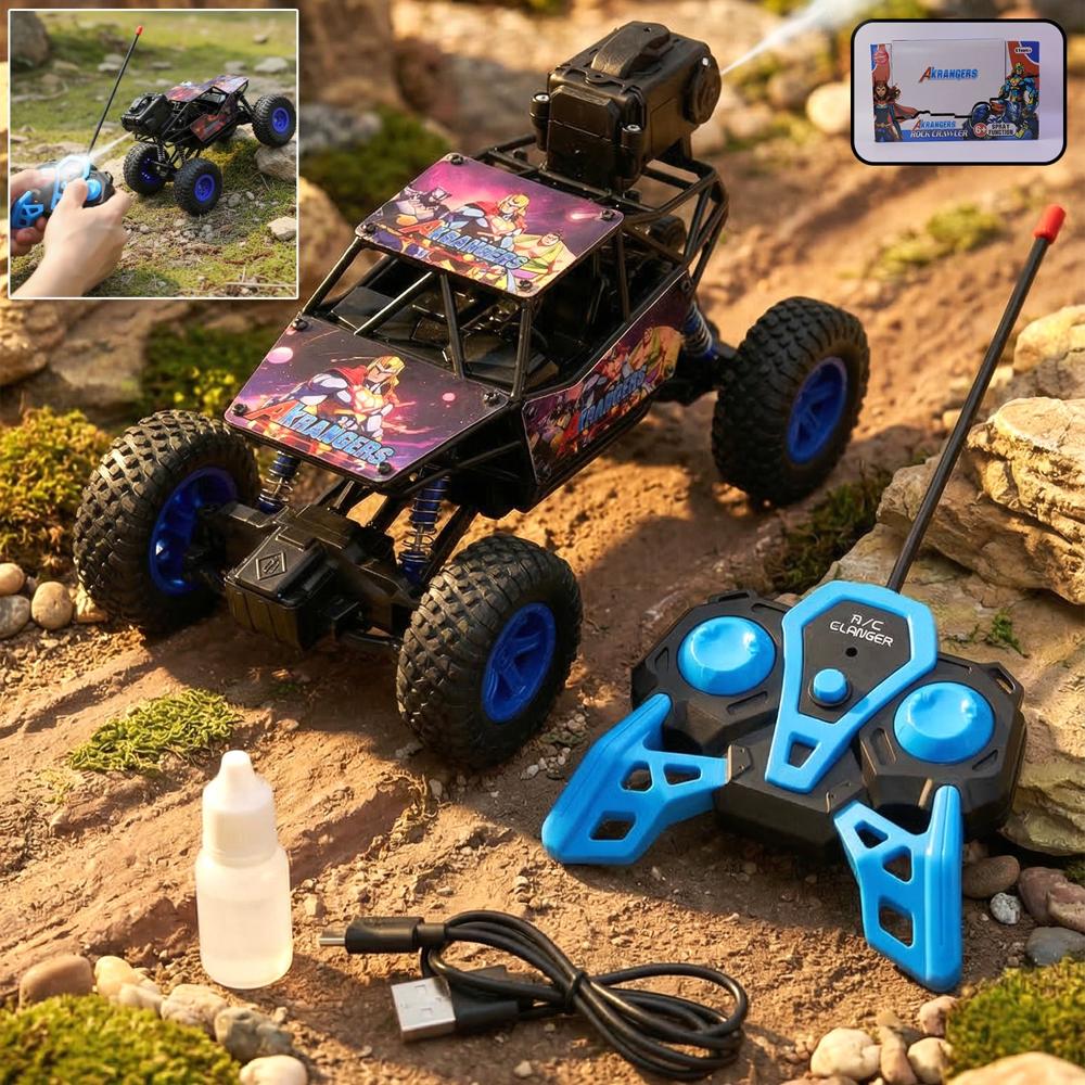 Remote Control Rock Crawler Off Road Toy Car (1 Pc) - Material: Metal