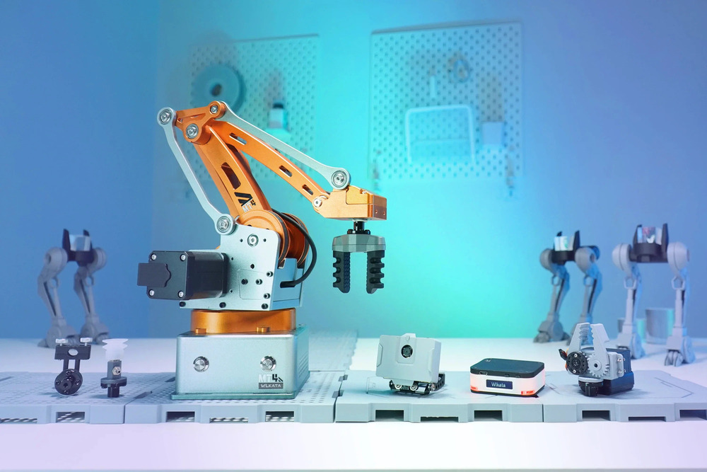 MT4 Metal 4 Axis Robotic Arm for education