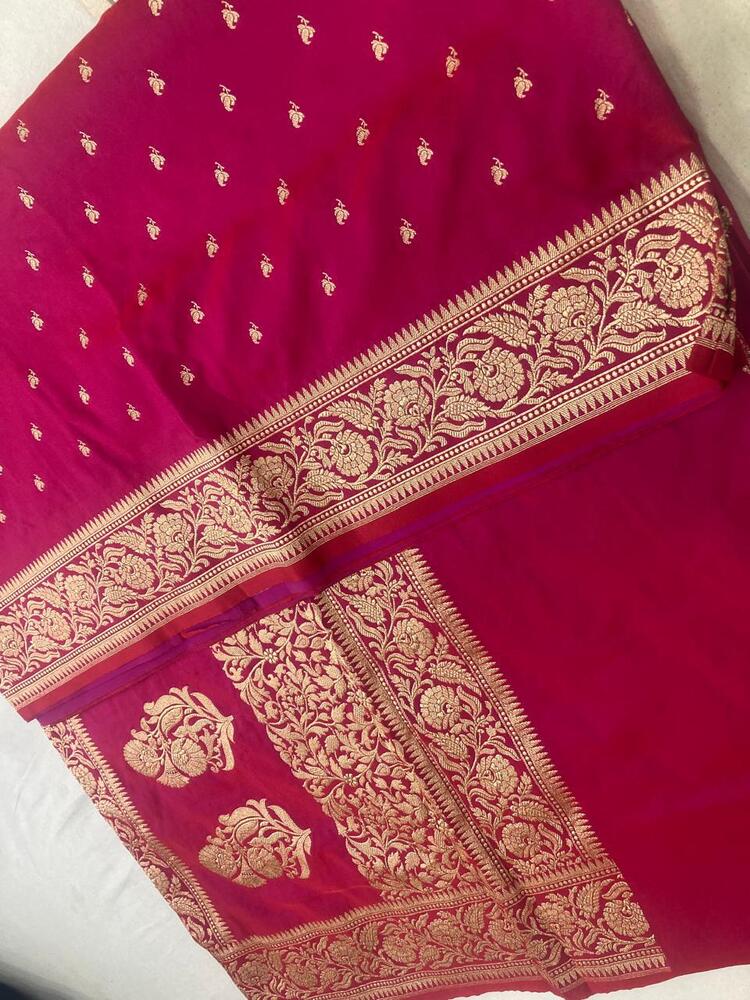 Red Banarasi Silk Saree