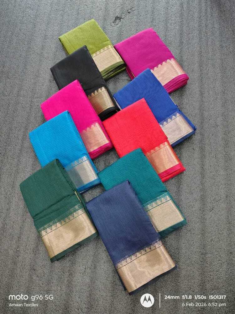 Traditional Mangalgiri Cotton Silk Sarees