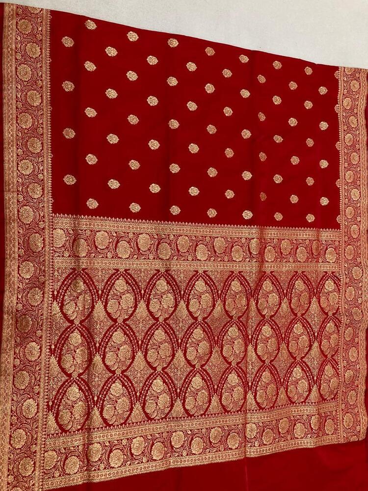Maroon Designer Silk Saree