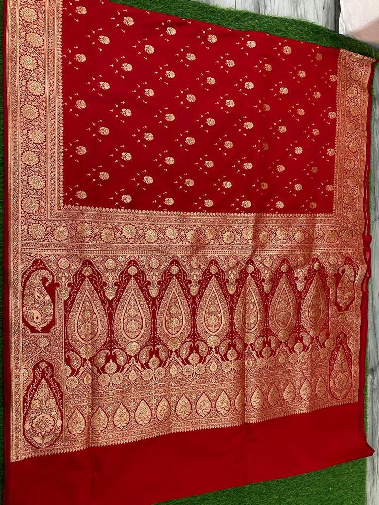 Bridal Red Silk Saree