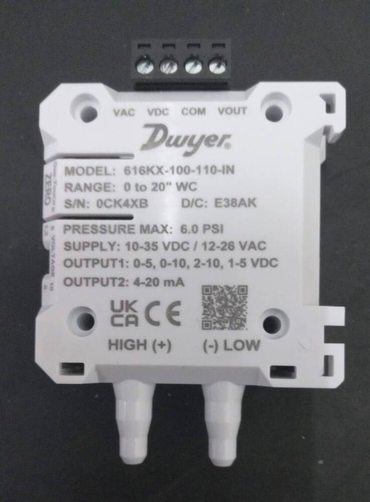 Dwyer Instruments 616KX-200-106-MM  Differential Pressure Transmitter