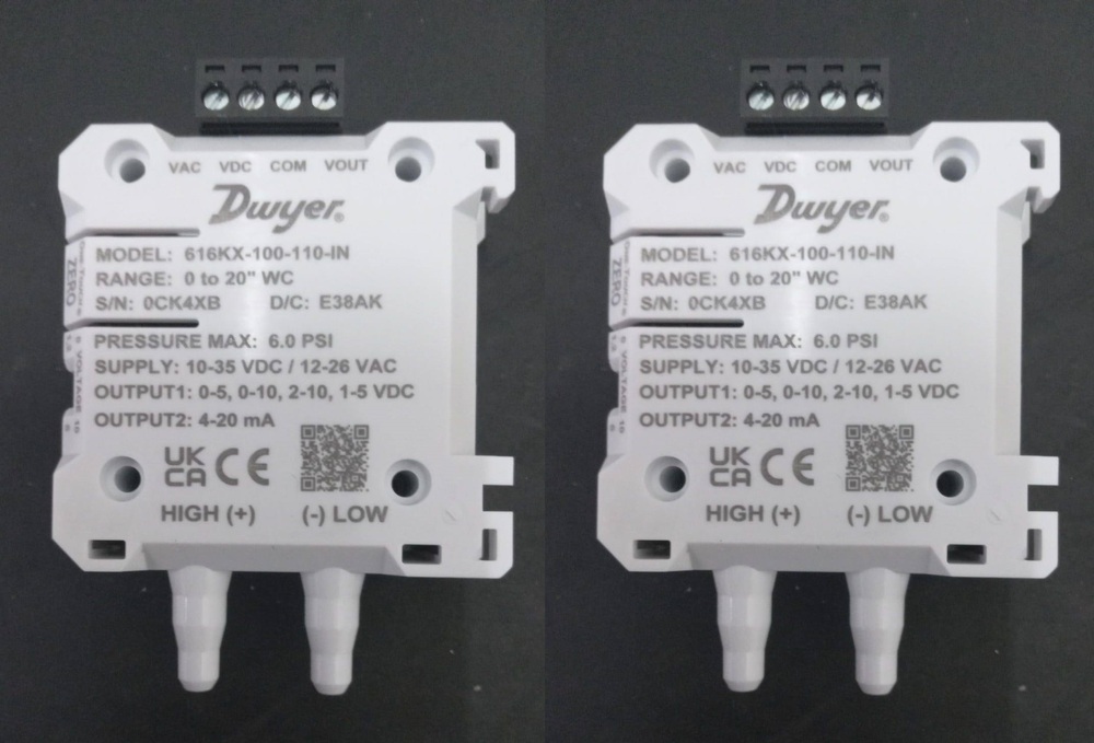 Dwyer Instruments 616KX-200-106-MM  Differential Pressure Transmitter