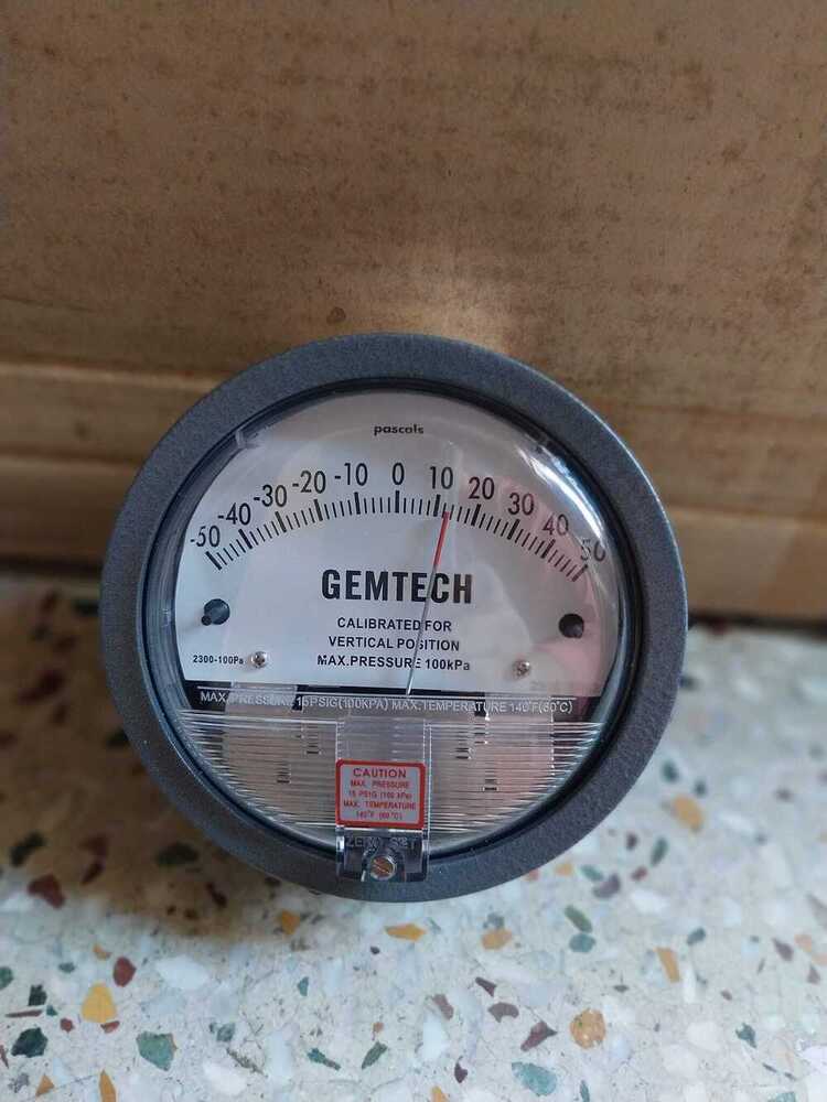 GEMTECH Differential Pressure Gauge In Sanwer Road Industrial Area Madhya Pradesh