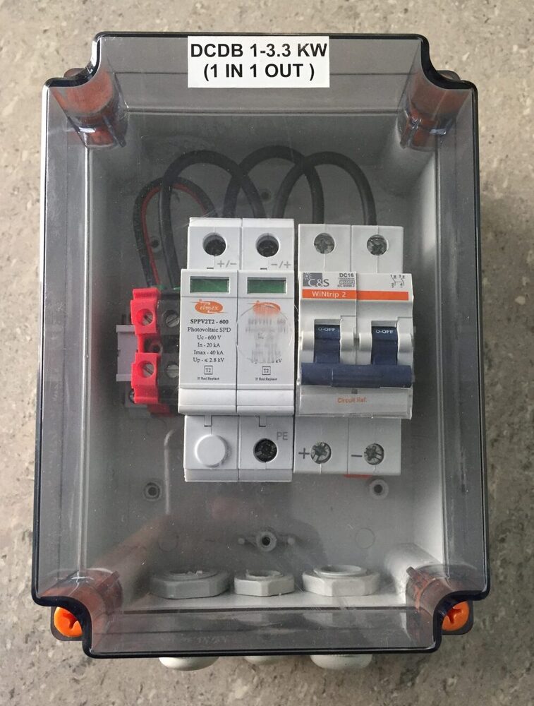 Elmex 15A 1 In 1 Out Solar DCDB Box