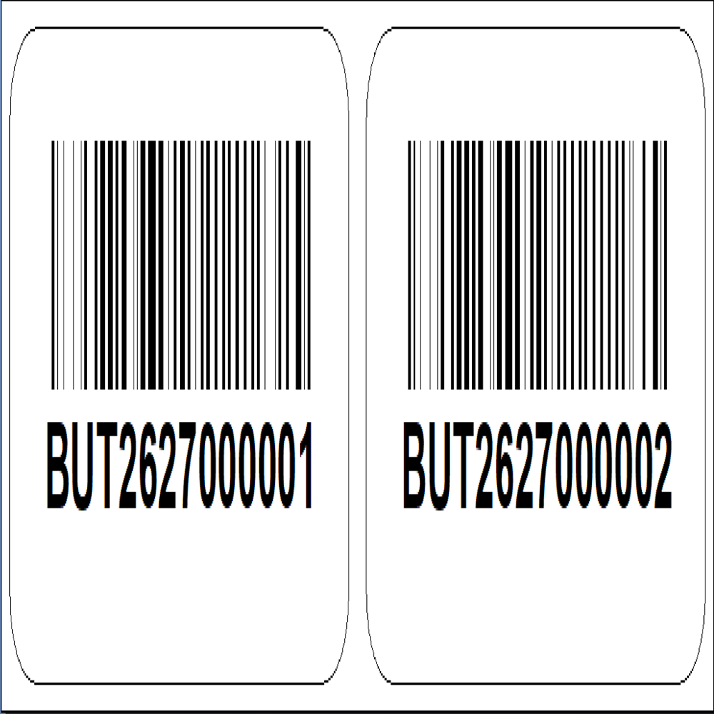 40x20mm Paper Labels Printing Services