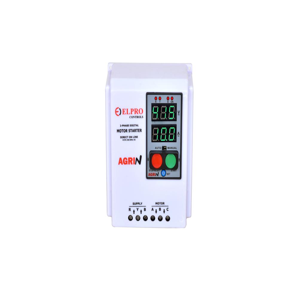 AGRIN-PHASER : 3-Phase Digital Motor Starter With Phase Sequence Corrector