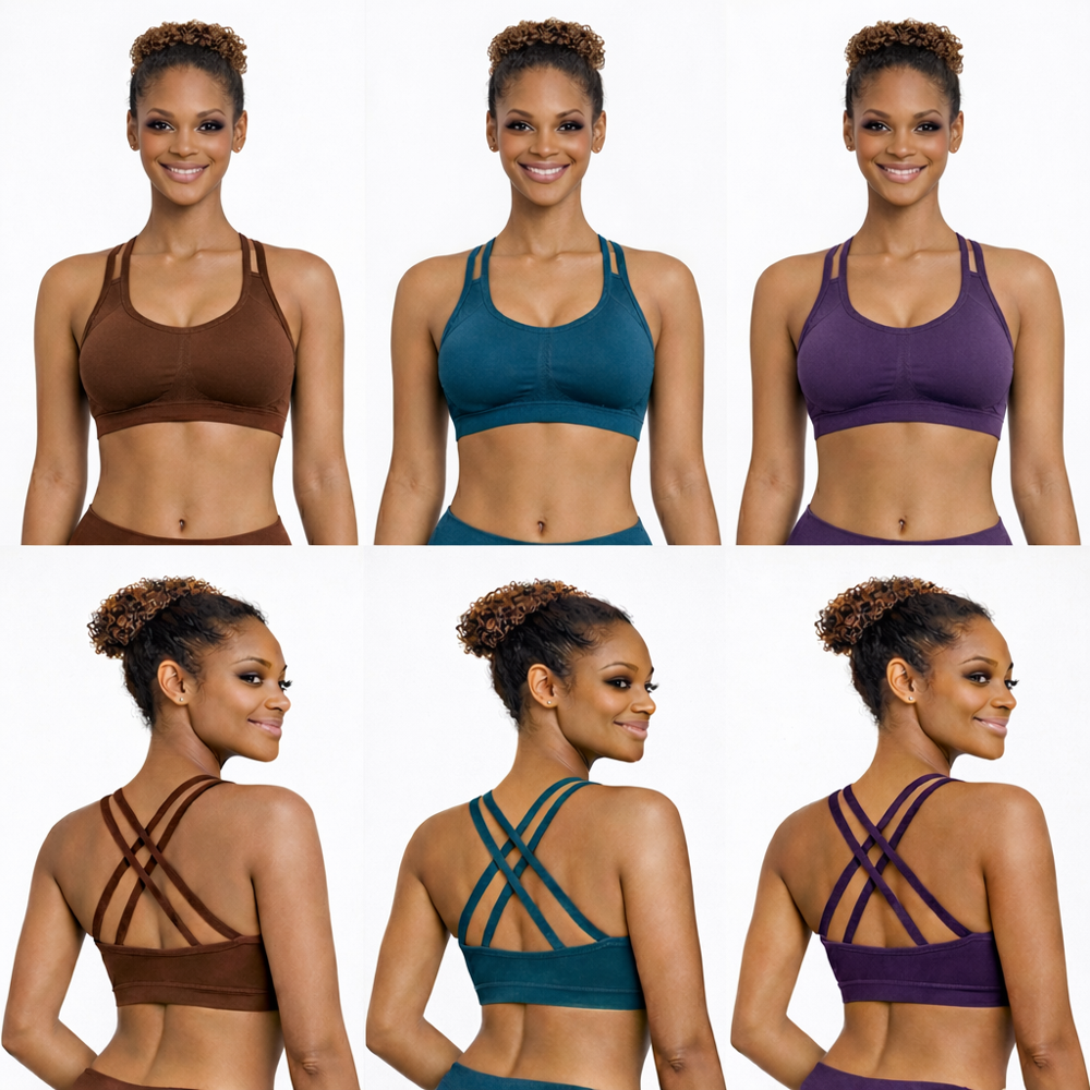 Sports Bra cross design 