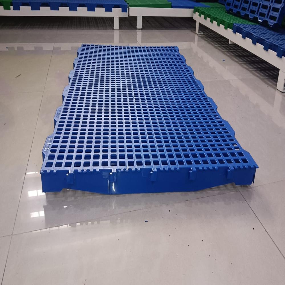 Slatted flooring poultry farm