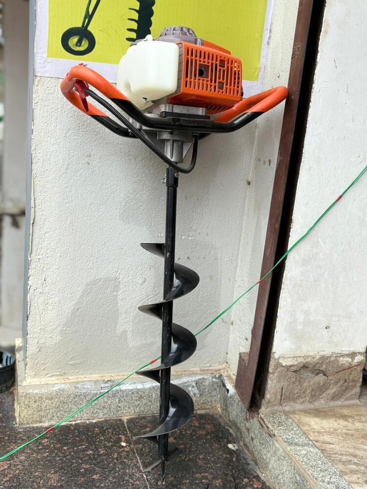 Manual Handle Earth Auger Drill Soil Digging Machine
