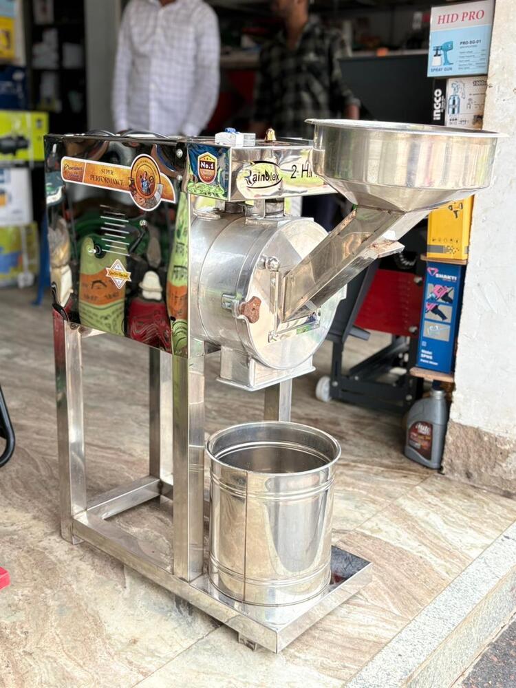 Compact Stainless Steel Grain Grinder Machine