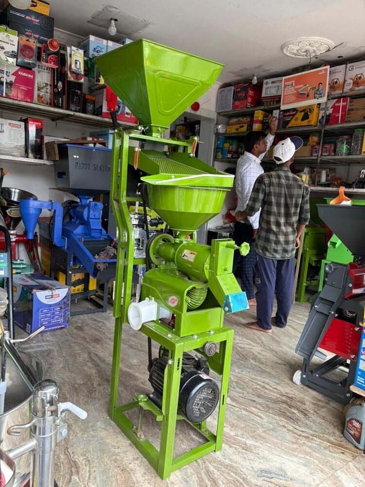 Electric Rice Mill Machine