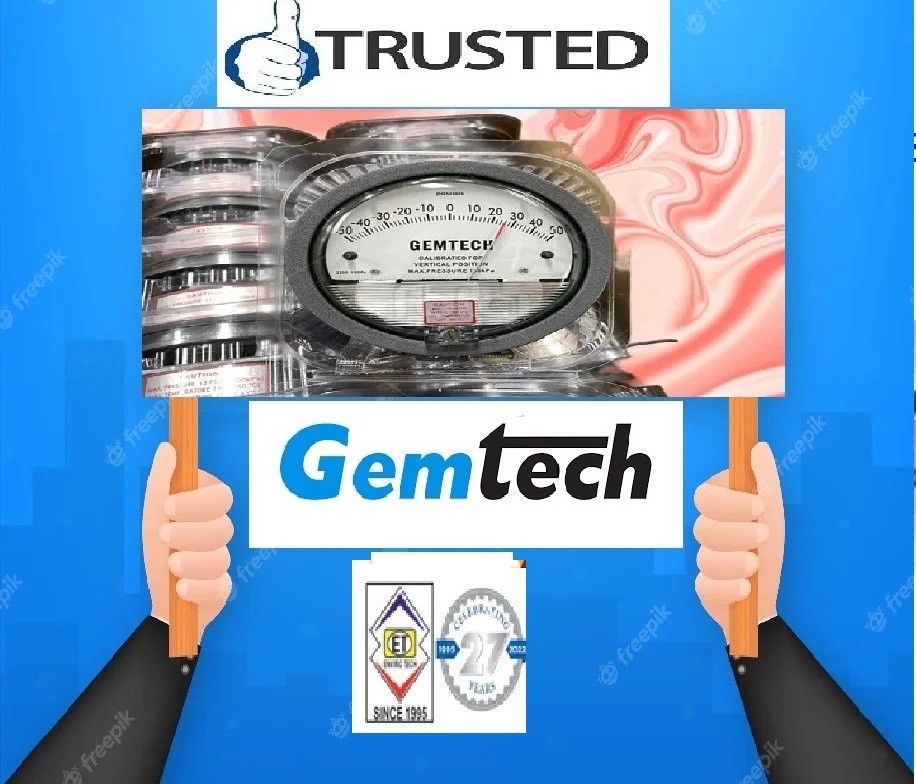GEMTECH DIFFERENTIAL PRESSURE GAUGE IN Biggest Industrial Area Rajasthan