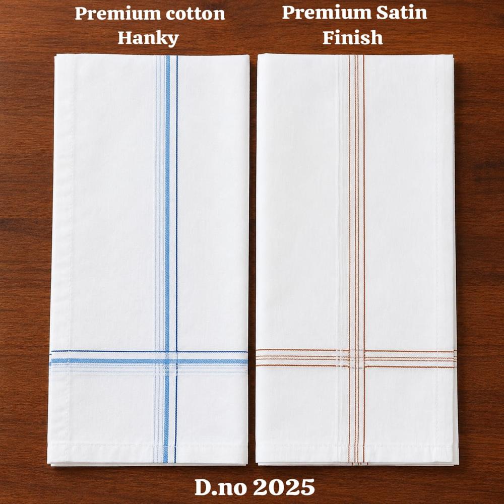 2025 Cotton Handkerchiefs - Age Group: Adults