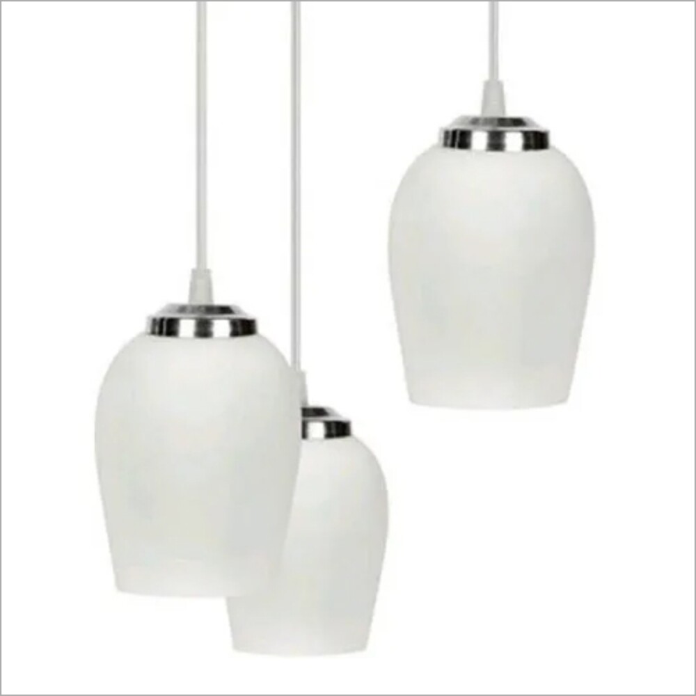 Hanging Pear Shaped Glass Lamp Shade - Material: Crystal