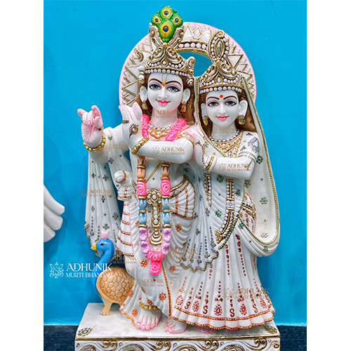 Radhe Krishna Jugal Jodi marbel statue