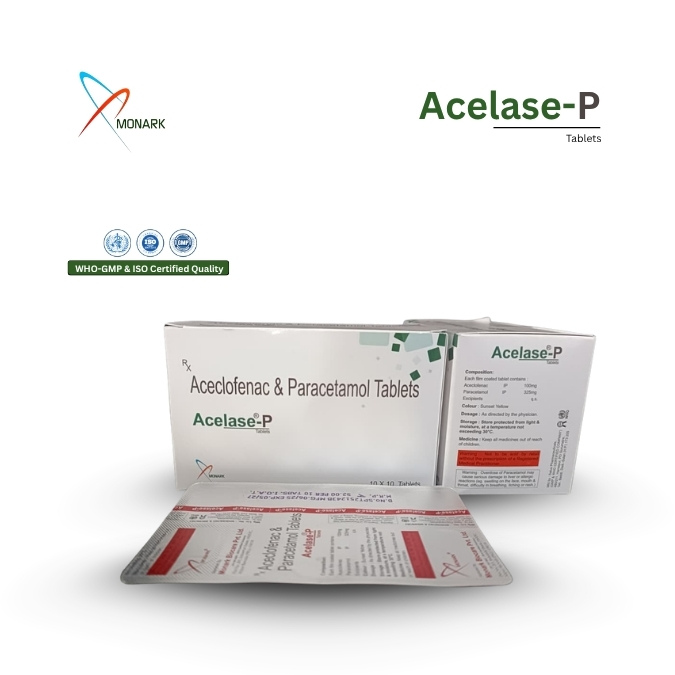 Aceclofenac 100mg + Paracetamol 325 mg Tablet