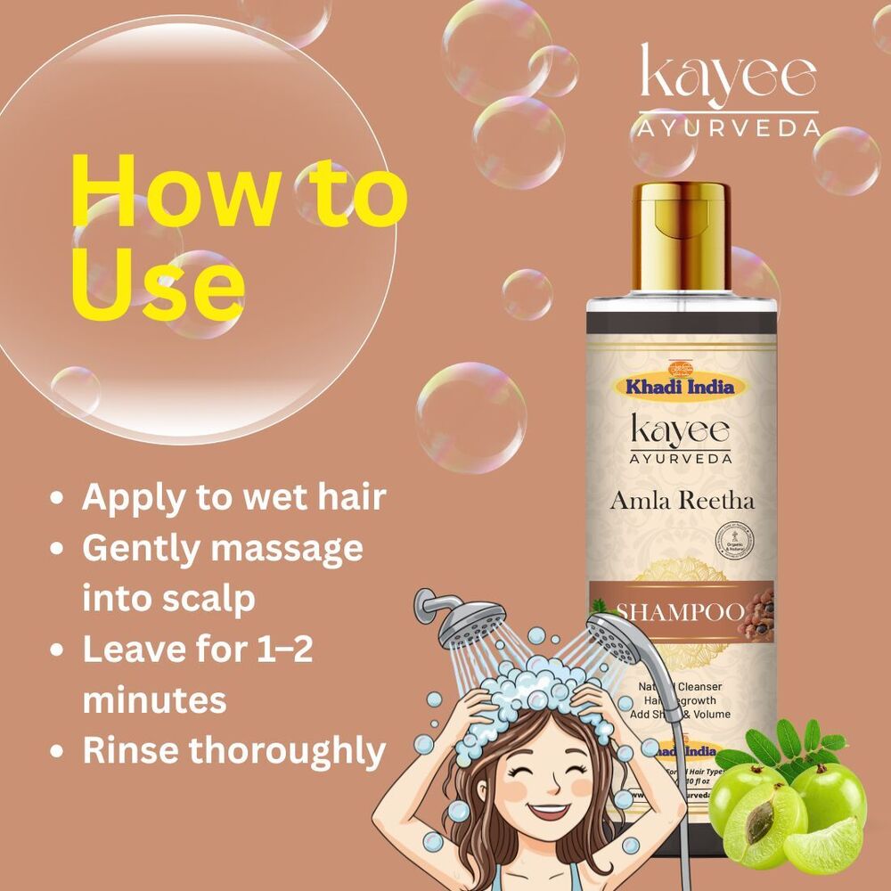 Amla Reetha Shampoo Kayee Ayurveda