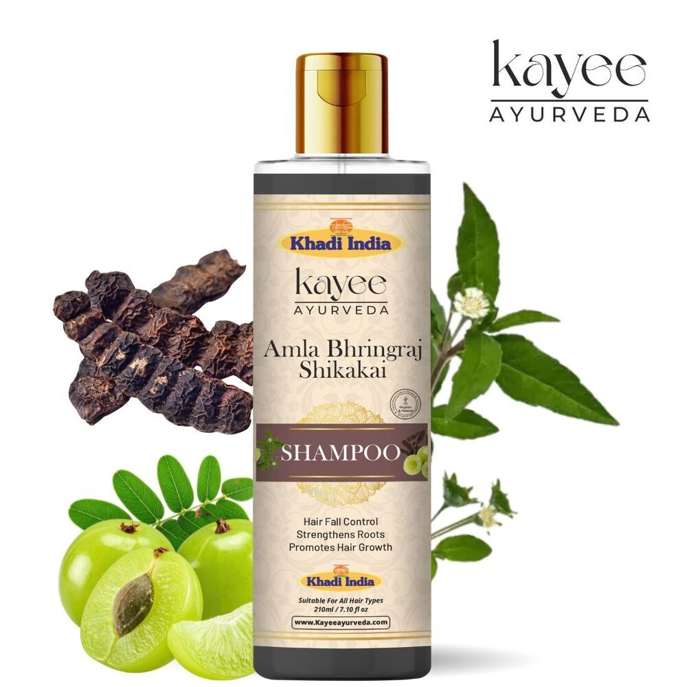 Amla Bhringraj Shikakai Shampoo Kayee Ayurveda