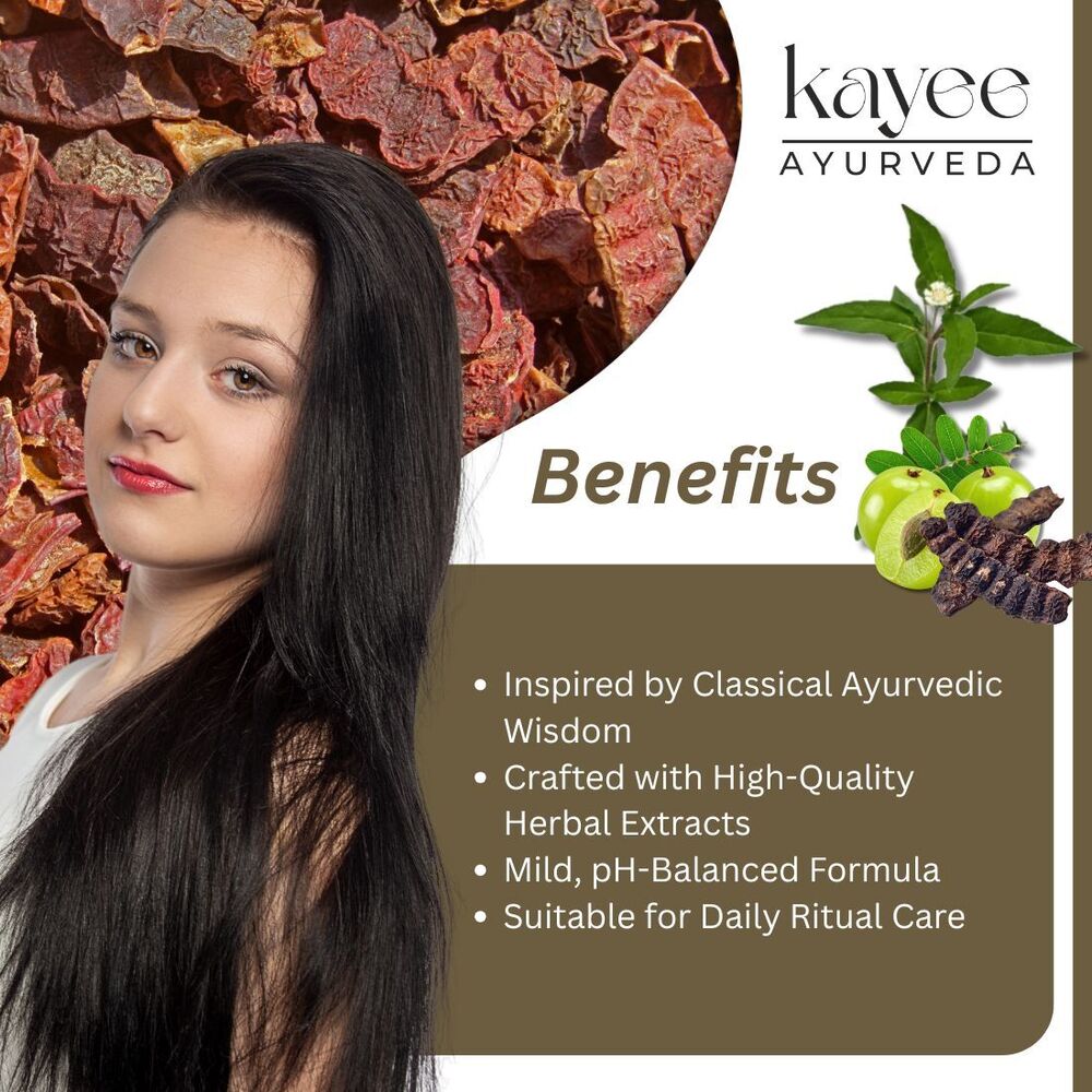 Amla Bhringraj Shikakai Shampoo Kayee Ayurveda