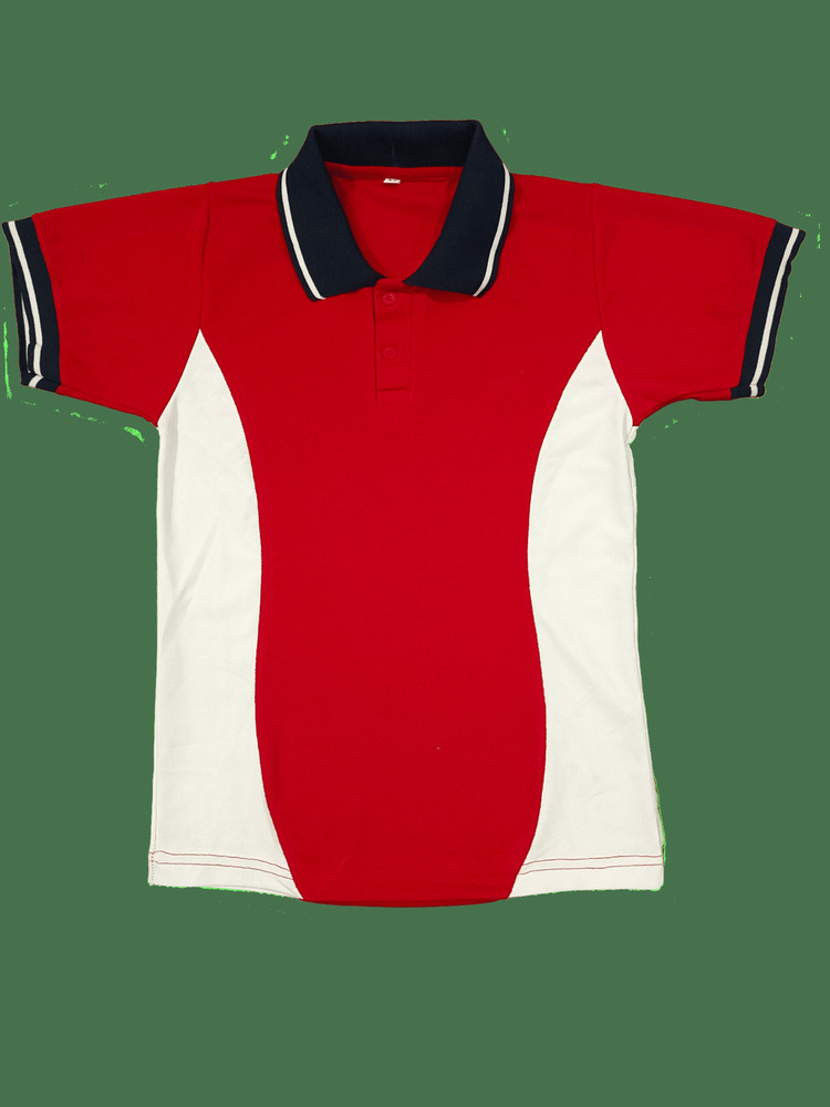 Men School Red T Shirt