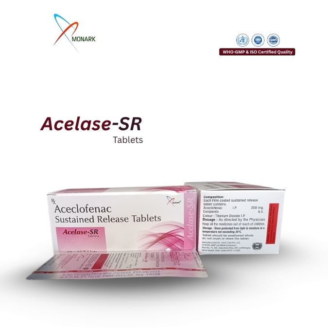 Aceclofenac 200mg  Sustained  Release Tablet
