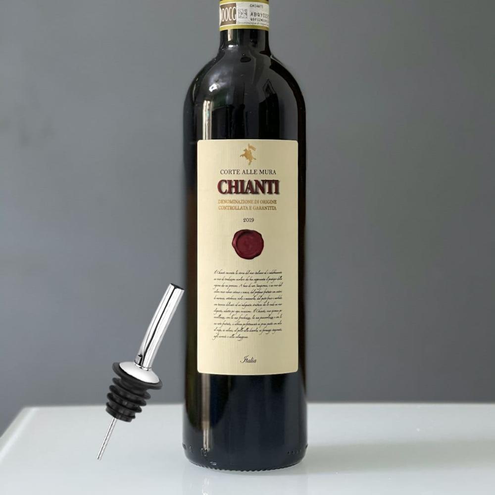 WINE POURER WITH FREE FLOW