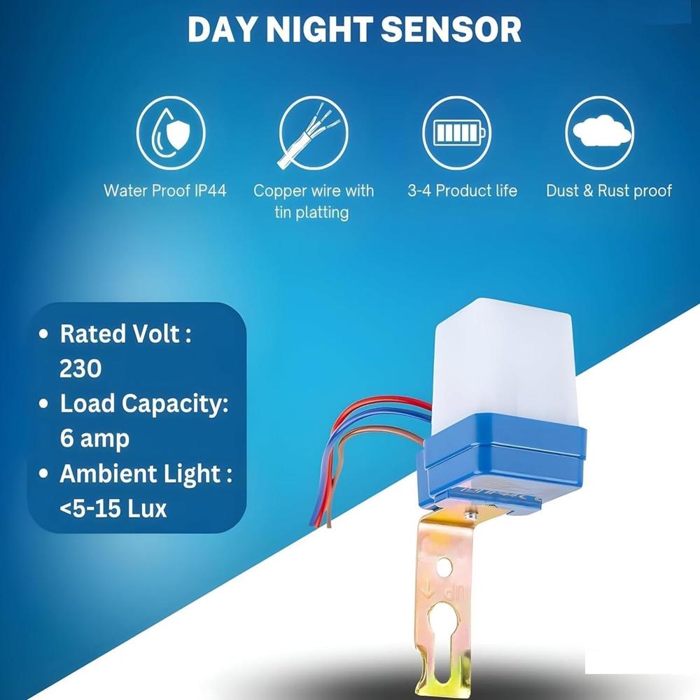 True Sense Day NIght LDR Photocell Sensor for Automatic Street Light Control, AS-10