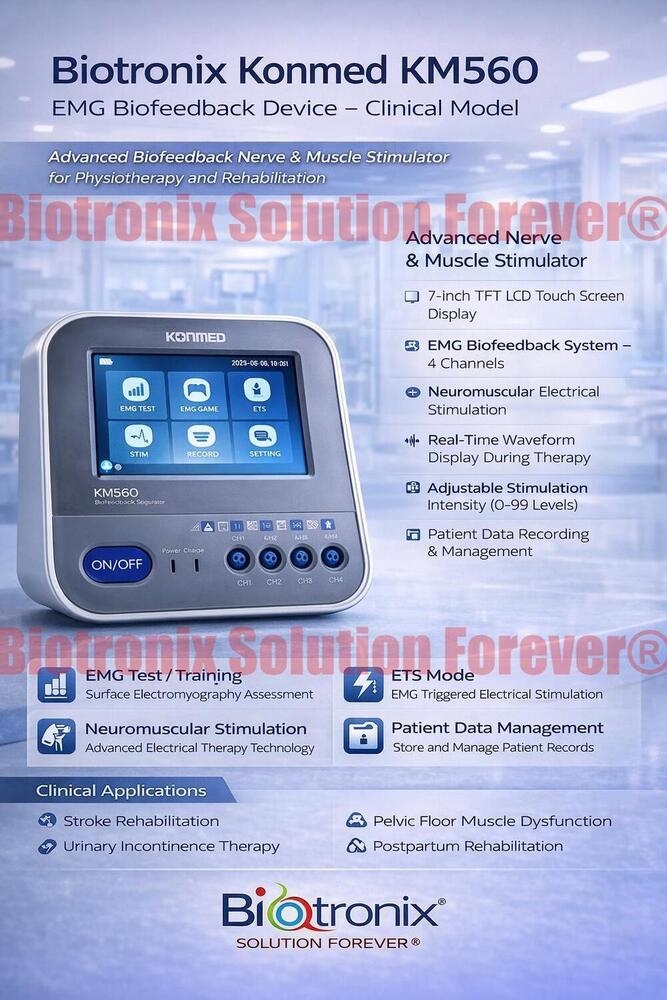 Konmed KM-560 Biofeedback Machine for Pelvic Therapy Use