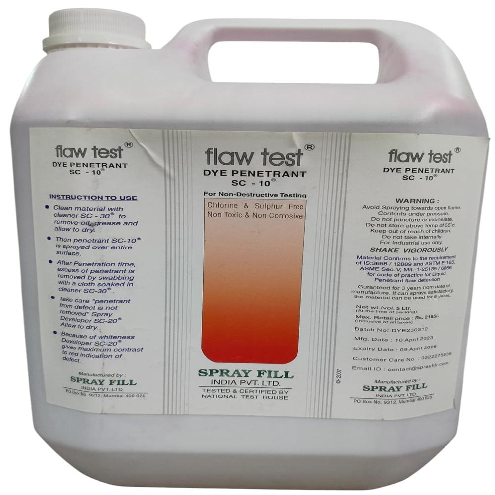 Dye Penetrant Test Kit