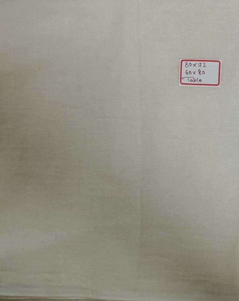 80x72 Pure Cotton Grey Fabric