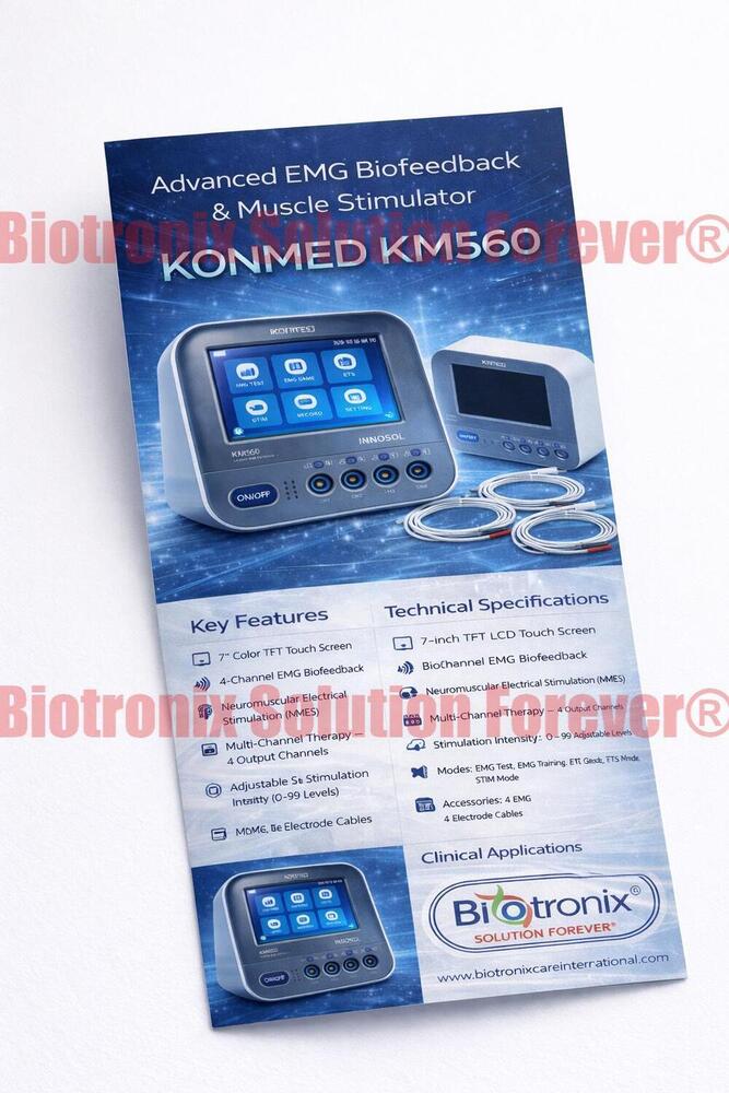 Konmed KM-560 4 Channel EMG Biofeedback Device for Hospitals