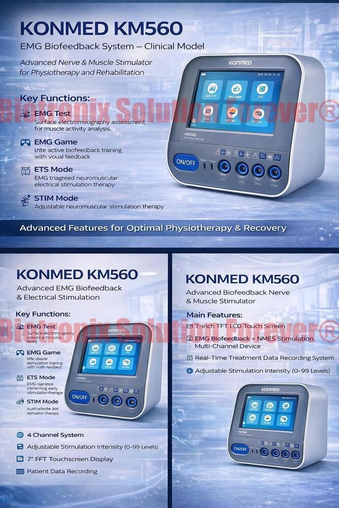 Konmed KM-560 Rehab Biofeedback Equipment with Multi Channel