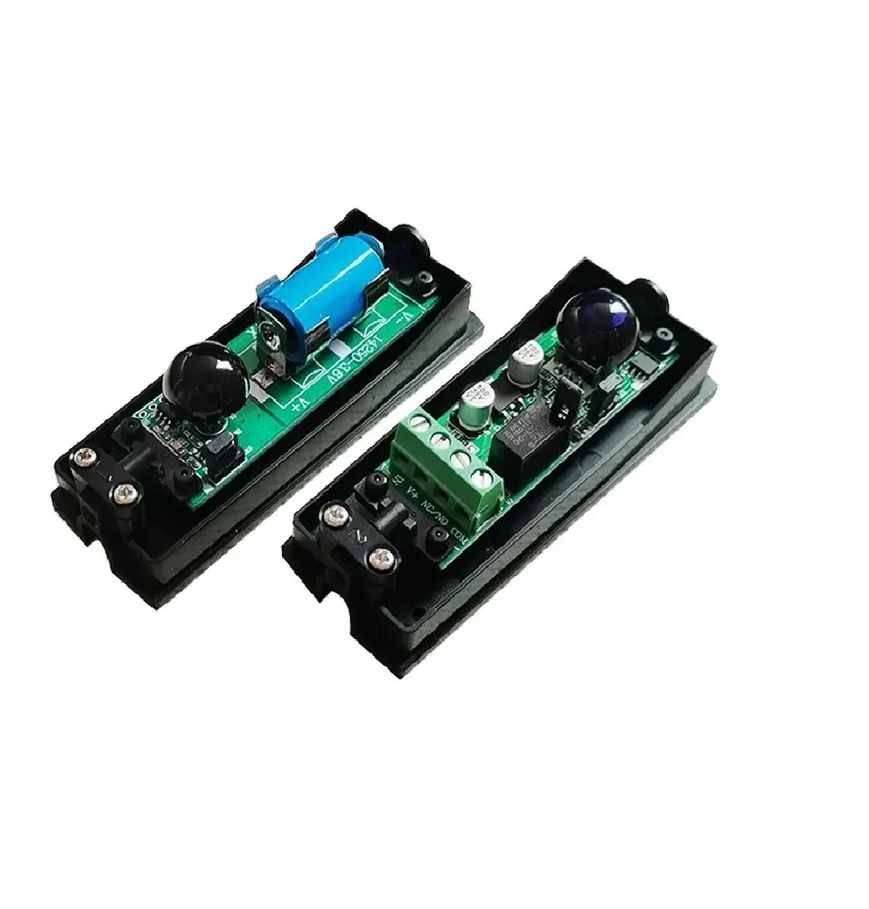 True Sense Beam Sensor Lithium Battery Operated Security Photocell Garage Door Detector, AGO-80