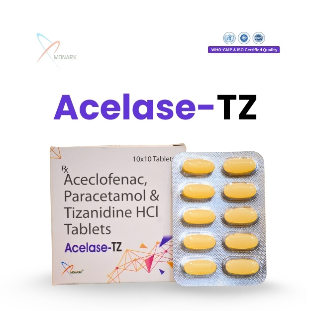 Aceclofenac 100mg + Paracetamol 325mg + Tizanidine 2MG TAB 