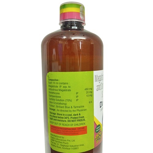 450 Ml Magaldrate,Simethicone And Domperidone Oral Suspension