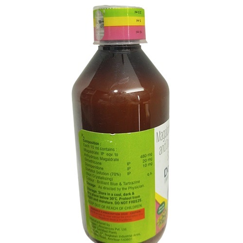 200 Ml Magaldrate,Simethicone And Domperidone Oral Suspension