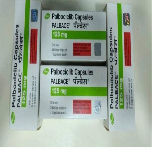 Palbace 125 mg Capsule, Palbociclib Anti Cancer Oncology Medicine