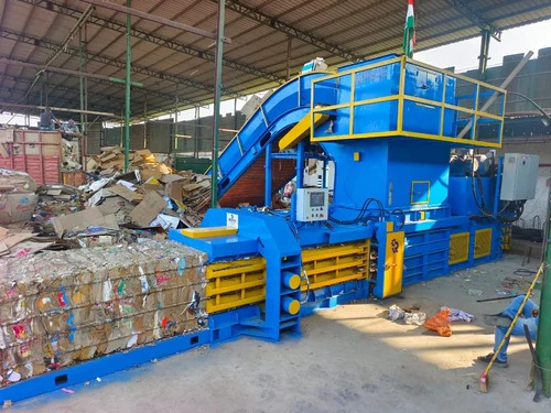 Horizontal Automatic Paper Baling Press Machine