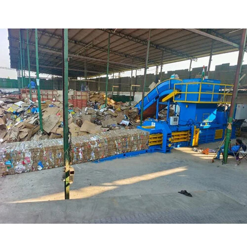 Horizontal Auto - Tie Baling Press Machine