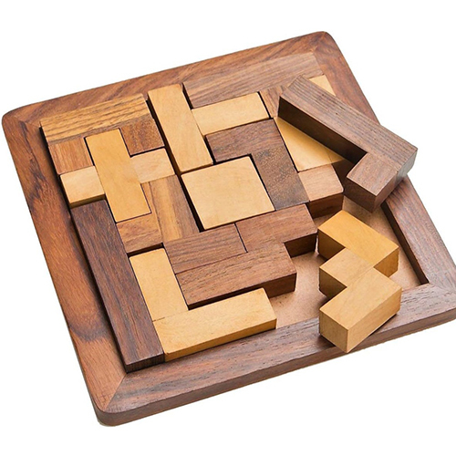 English Word Wooden Jigsaw Puzzle Tray Game