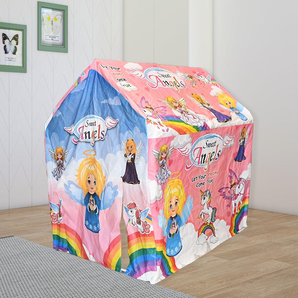 Jumbo Size Go To School Kids Play Tent House (Multicolour) - Material: Non Toxic