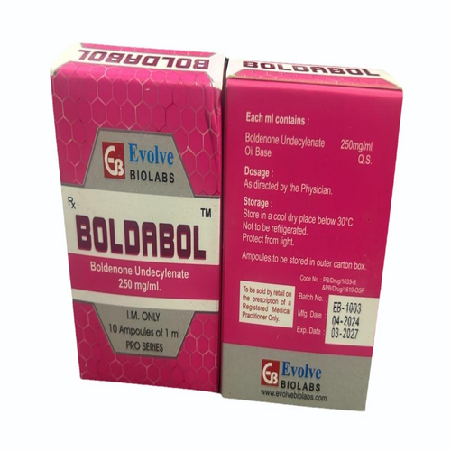 Boldabol 250 mg Injection, Boldenone Undecylenate Anabolic Steroid Medicine